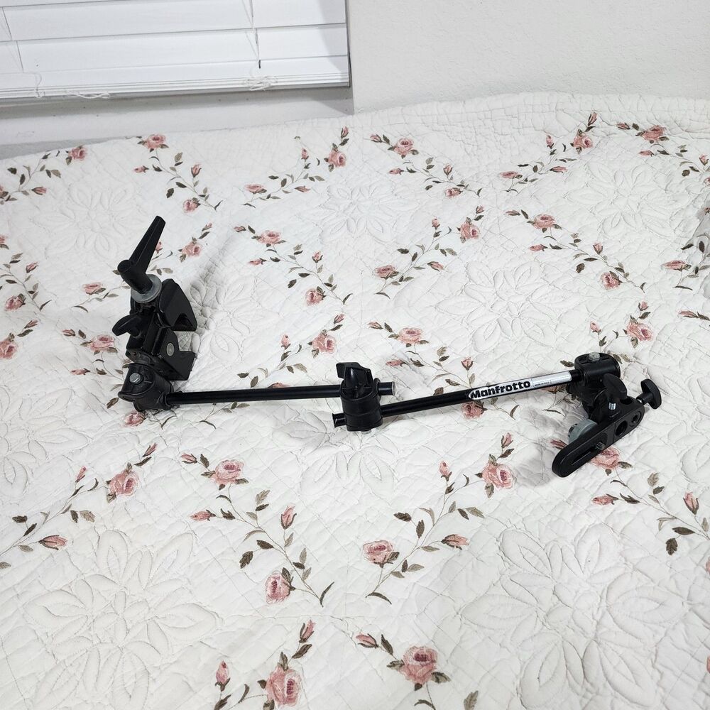 Manfrotto 2-Section Articulated Extension Arm with 143BKT Camera Bracket & Clamp